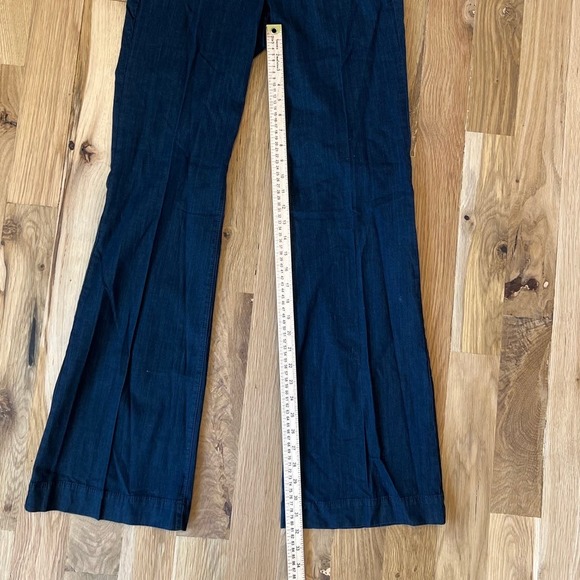 NWT A Pea In The Pod Maternity Redefined Denim Trouser 70's Icon SZ M - Picture 5 of 7